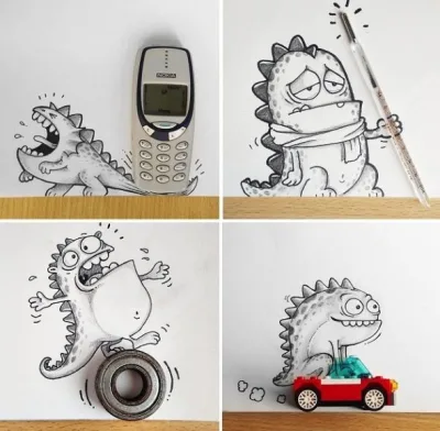 Kreativ və əyləncəli rəsmlər