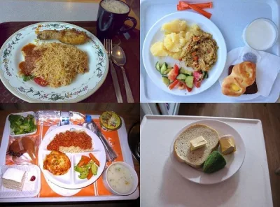 Müxtəlif ölkələrin xəstəxanalarında xəstələrin gündəlik qida rasionu