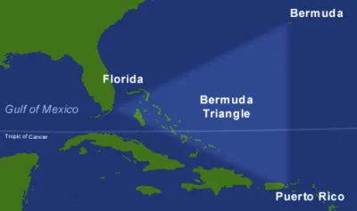 Bermud (şeytan) üçbucağı... 